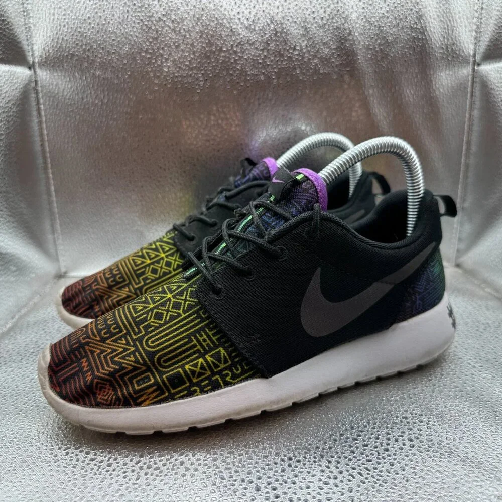 Size 4.5 Nike Roshe One QS‎ Be True Multicolor Mens Lace-U Sneakers 808715-006